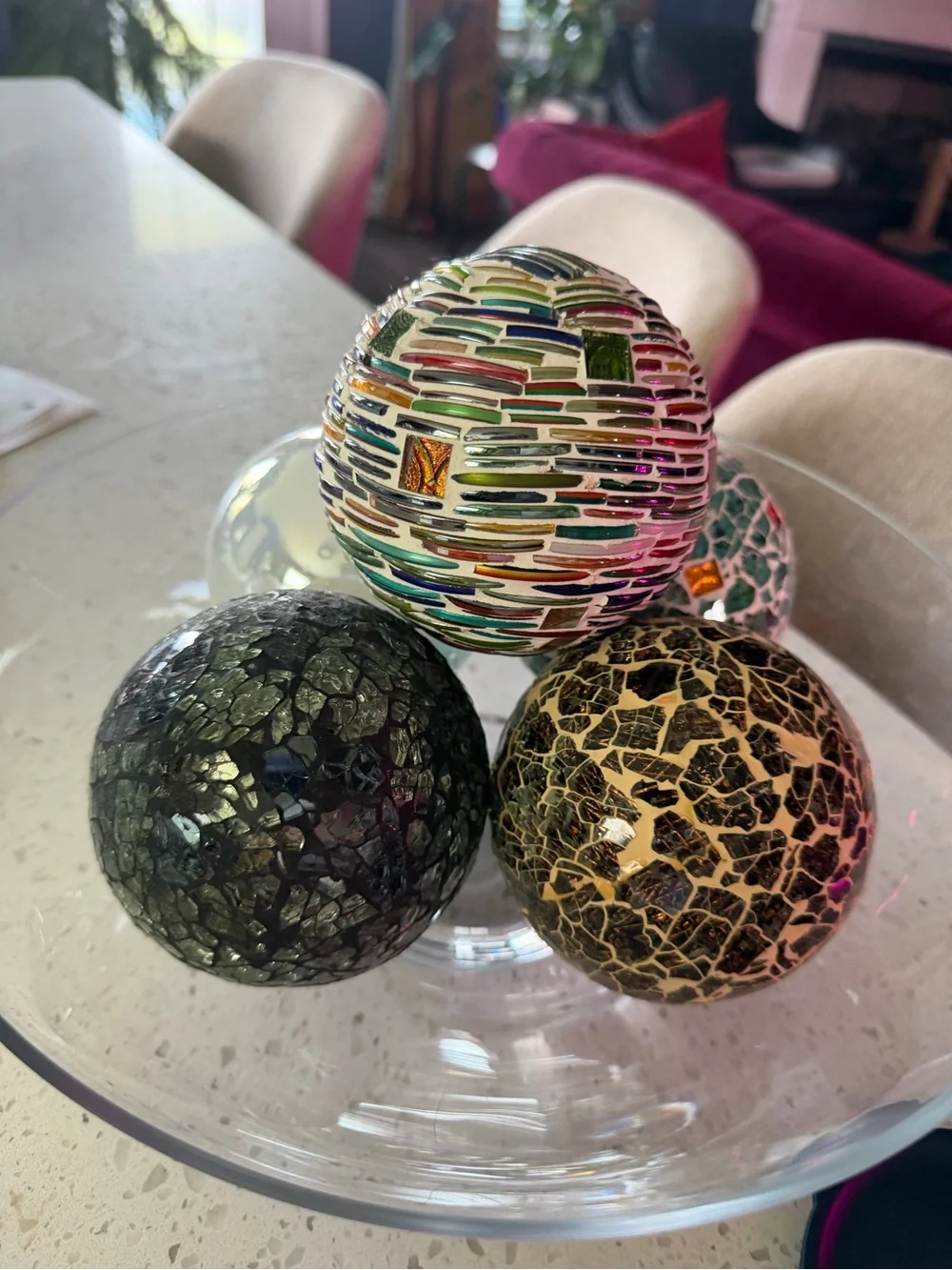 Decorative Mosaic Glass Balls